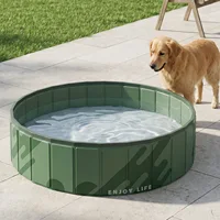 Piscine pliable portable 1 pièce, baignoire antidérapante pour animaux de compagnie, bac à balles multi-usages pour enfants, bac à sable pour jeux intérieurs et extérieurs 5