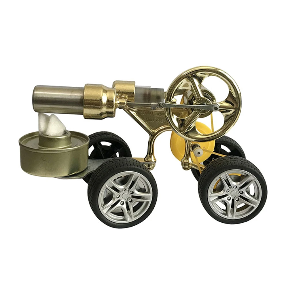 Fisica Scienza Esperimento Giocattolo Regalo Stirling Motore Modello Auto Motore Educativo Potenza A Vapore Giocattolo Sperimentale Stirling Motor Car