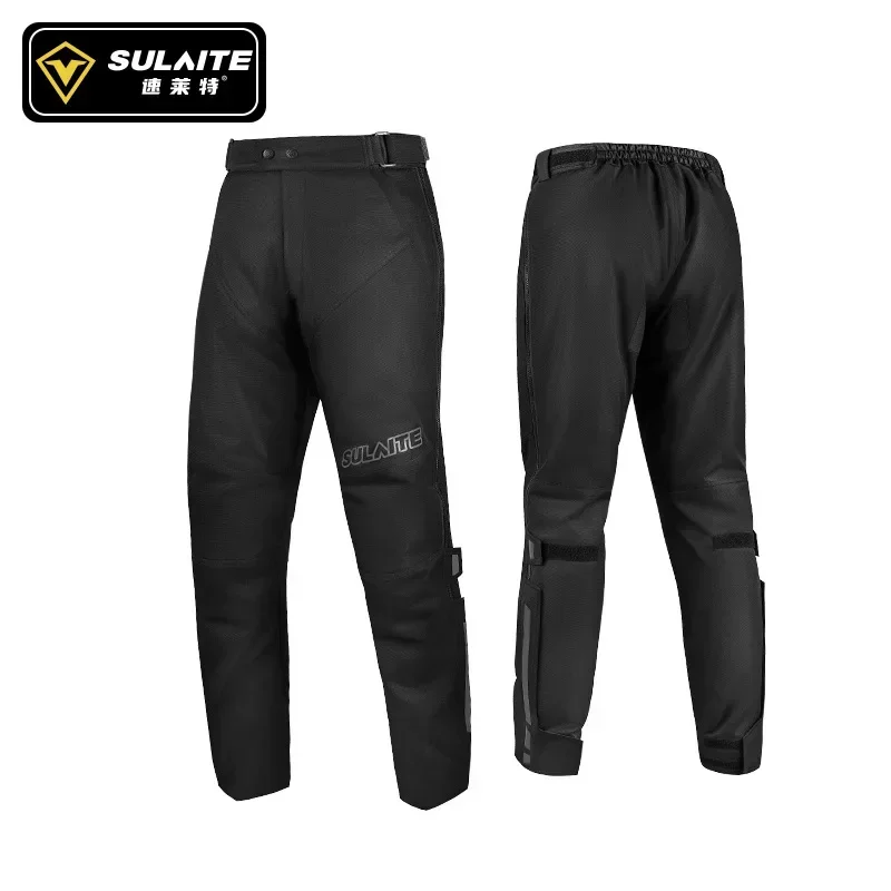 

SULAITE Winter Warm Motorcycle Quick Release Pants Anti Drop And Wear-resistant Motocross Pants CE Slow Rebound Protector