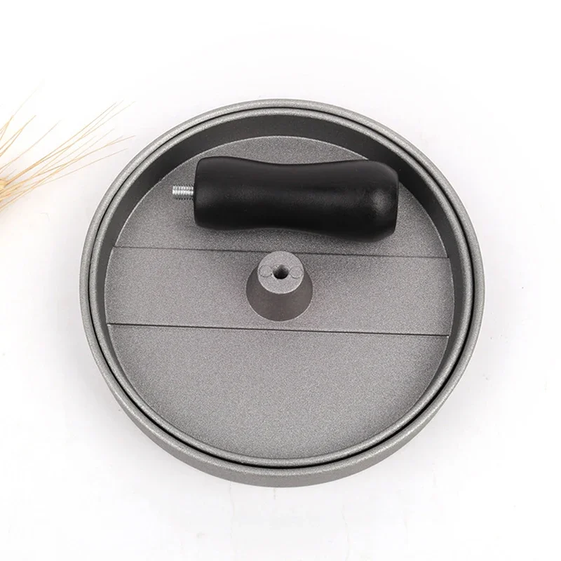 Round Hamburger Mold Aluminum Alloy Hamburger Meat Beef BBQ Burger Meat Press Kitchen Food Mold burger press hamburger press