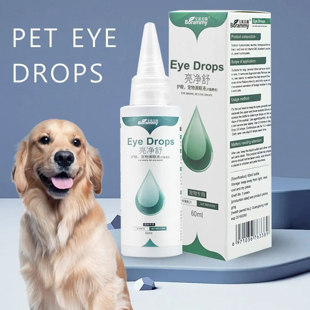 Pet Dog Cats Eye Drops portatile Puppy Care Eye Cleaning Drops animali