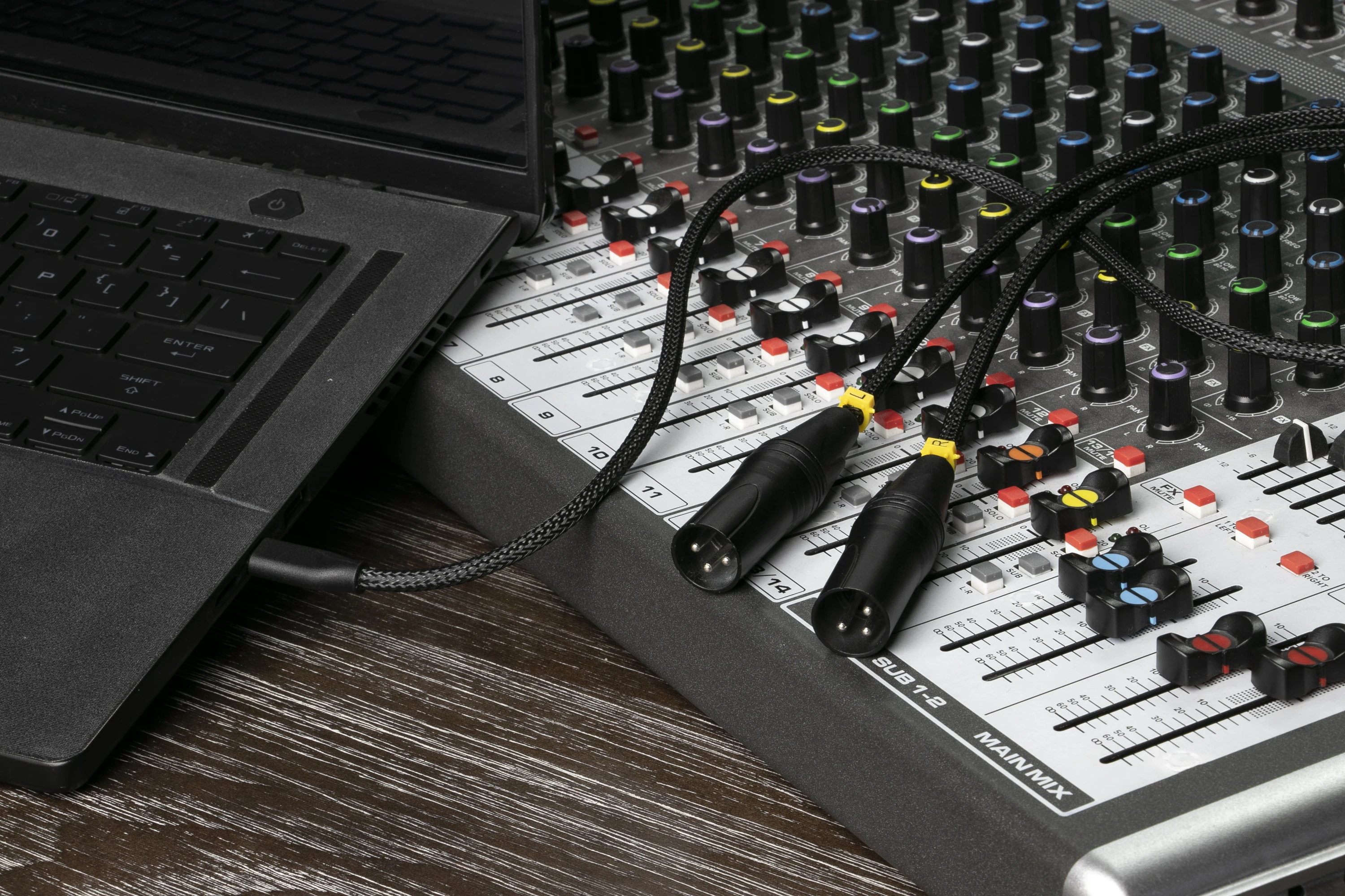 USB-C-auf-Dual-XLR-Audiokabel, Typ-C-Stecker auf 2 XLR-Stecker/Buchse, geflochtenes Stereo-Leistungsverstärkerkabel für Verstärker, Lautsprecher, Mischerkonsole – Detail 3