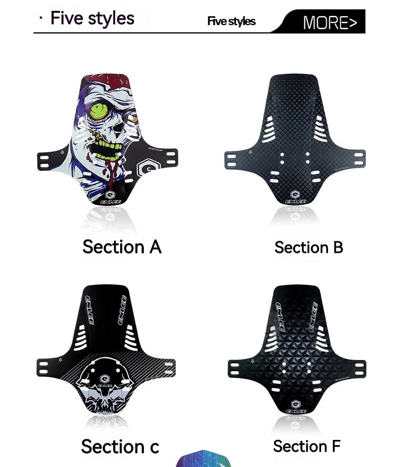 ENLEE Fahrrad Kotflügel Vorne/Hinten Reifen Rad Universal Kotflügel Mtb Rennrad Flügel Schlamm Schutz Radfahren Zubehör Fahrrad Kotflügel – Detail 5
