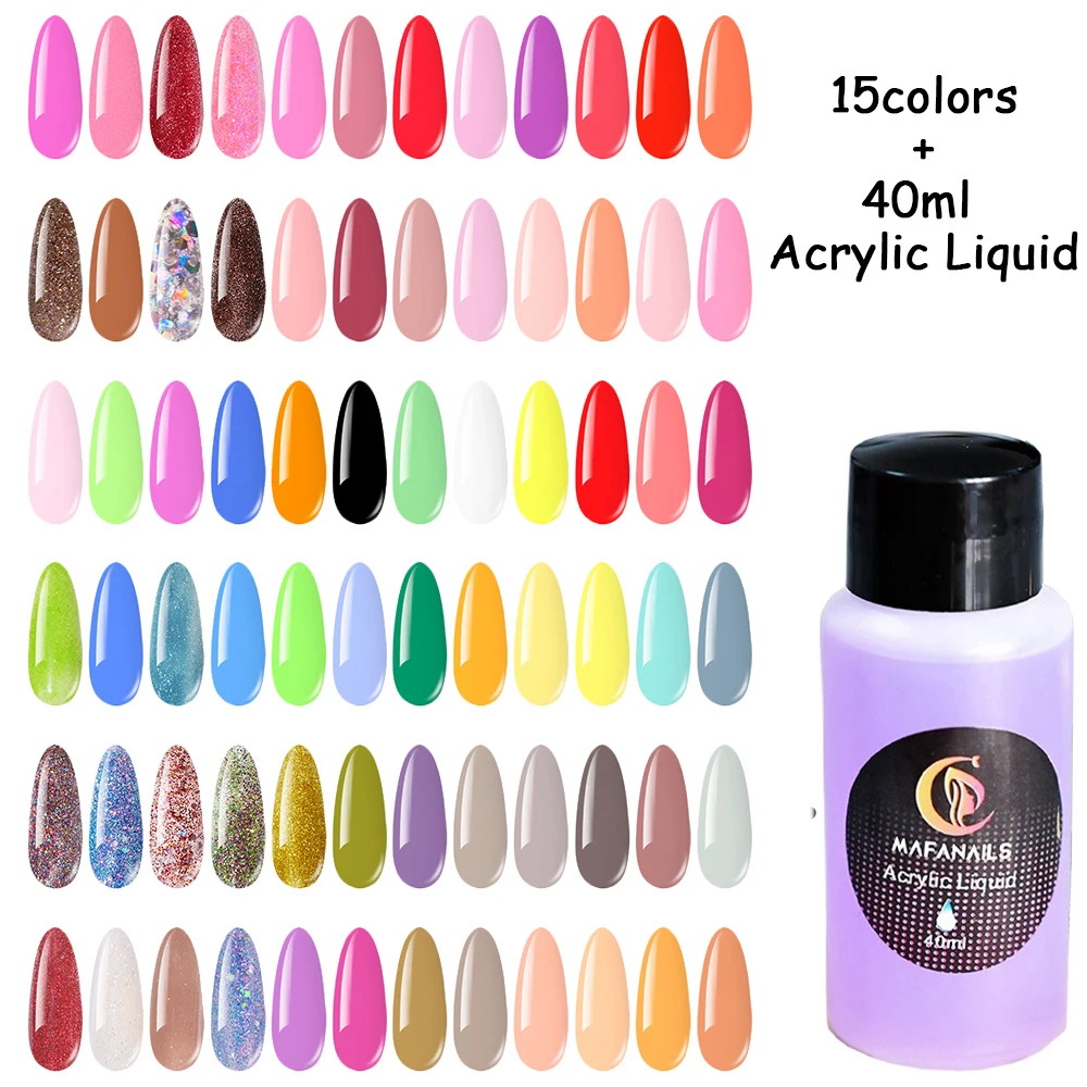 

(Neon Acrylic Powder Set)12colors Glitter Sequins Crystal Powder Professional Extend Carved Nail Powder DIY Manicure Accessory*&