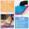 10/12 PCS Foam Paint Brushes, Sponge Brushes for Varnishes, Reusable Sponge Brushes with Wood Handles for Painting, Staining 6