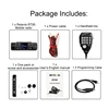 Retevis RT95 Mobile Ham Radio Two-way Car Radio with LCD Screen VHF UHF Dual Band Mobile Radio Station Transceiver Base Station 6