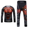 Children MMA Rashguard For Kids Jiu Jitsu T-shirt+Pant Sportsuit Boy MMA Shorts Clothing Bjj Kickboxing Jerseys Running Sets 5