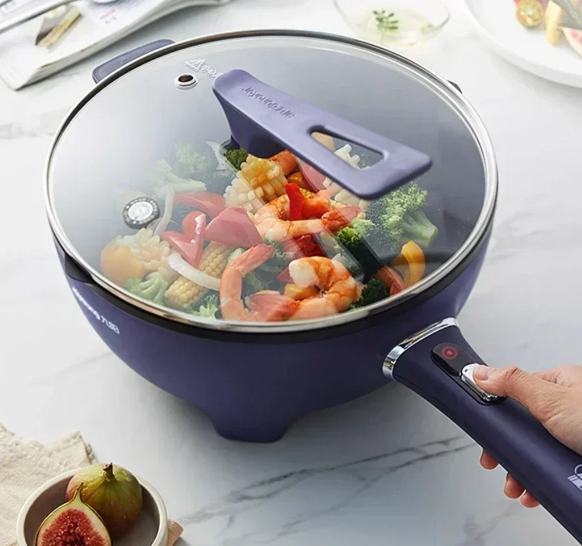 Electric Frying Pan - Household Multifunctional. Cooking, Steaming, Frying & Cooking Pot All-in-One. 6