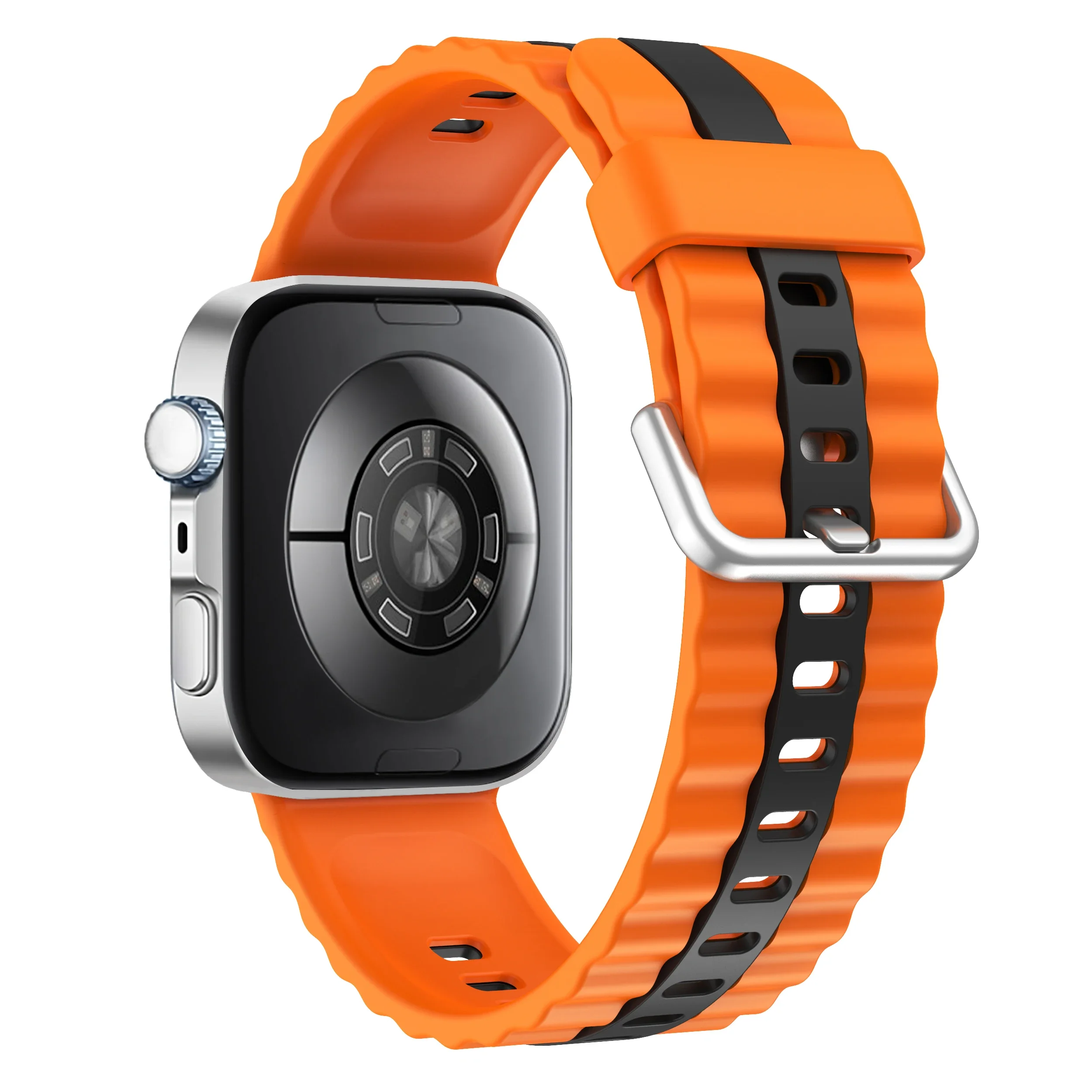 Dual-Color Breathable Silicone Sports Strap - Soft Wristband Accessory