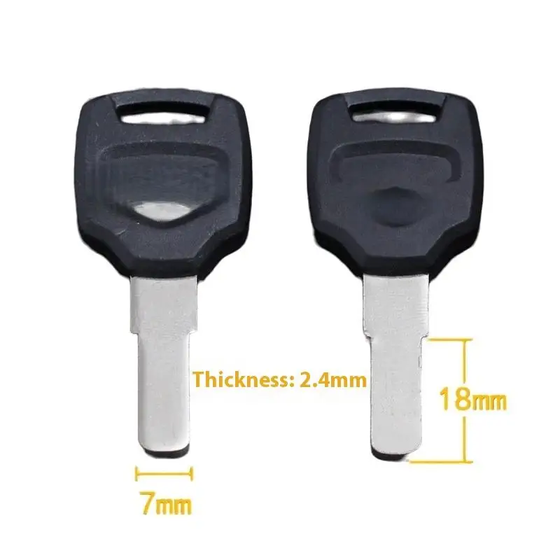 뜨겁다 2/10개 오토바이 탑박스 케이스 러기지 트렁크 수납함 공구함 액세서리 키 원형 미가공 키 블랭크