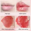 4 PCS Water-gloss Mirror Jelly Lip Gloss Moisturizes Lips Shimmers With Fine Pearls Brightens Lip Color 5