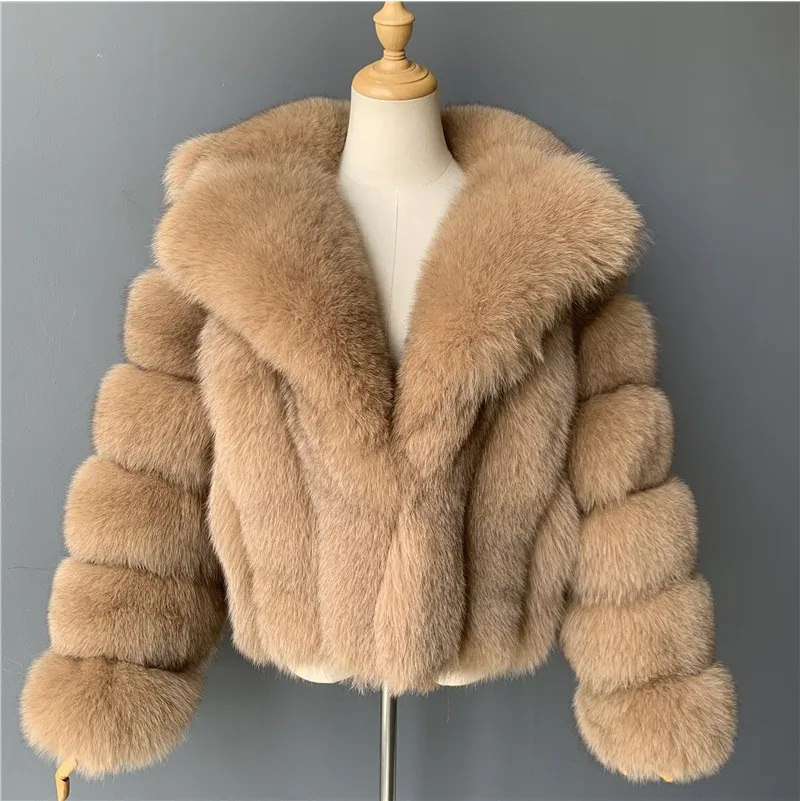 

Fur coat fur women's clothing 2023 autumn and winter fur coat suit collar