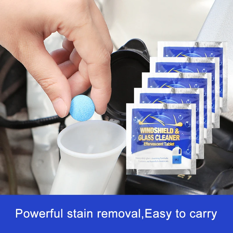Windshield Solid Cleaner Car Windscreen Wiper Effervescent Tablets Toilet Washer Spray Cleaner Car Accessories