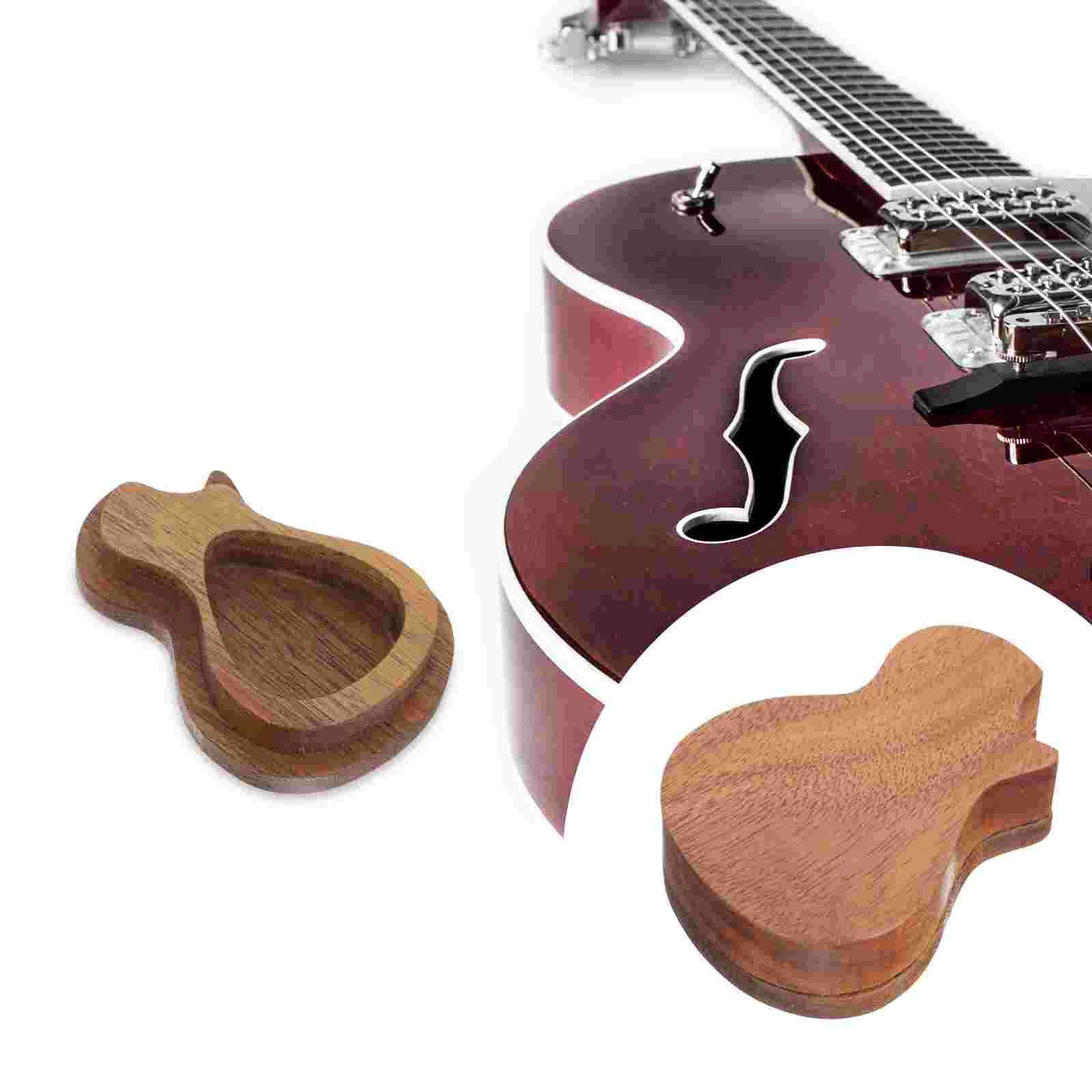 

Pick Storage Box Bass Case Guitar Organizer Holder Cases Container Parts Wooden