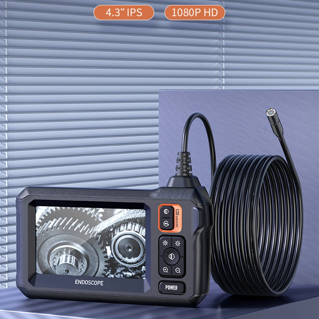 

Black Industrial Borescope With Split Screen Display High Performance For Enhanced Industrial