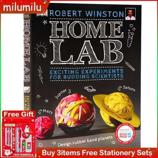 

MiluMilu DK STEM Home Lab English Original Scientific Experiment Activity Operation Manual Guide Children's Science