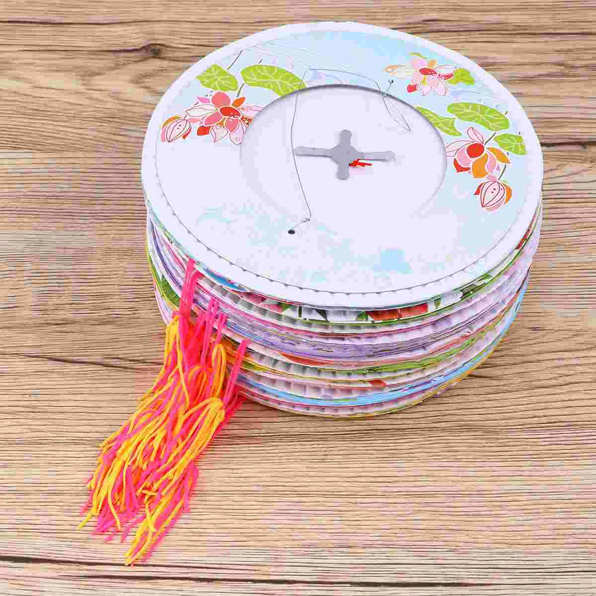 

Цветочный Печатный фонарь, складные праздничные бумажные фонари, подвесные фотообои для свадебной вечеринки, разные цвета