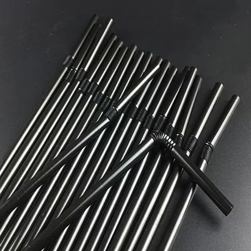 Large Colorful plastique Drinking Straw Milk Tea Bar Party Wedding Kitchen Home Accessories 50-3000PCS drinking straws