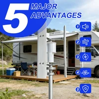 Éolienne à axe vertical 3000W 3KW 12V 24V 48V, générateur éolien certifié CE, énergie gratuite, démarrage à basse vitesse, hors réseau pour usage domestique 3