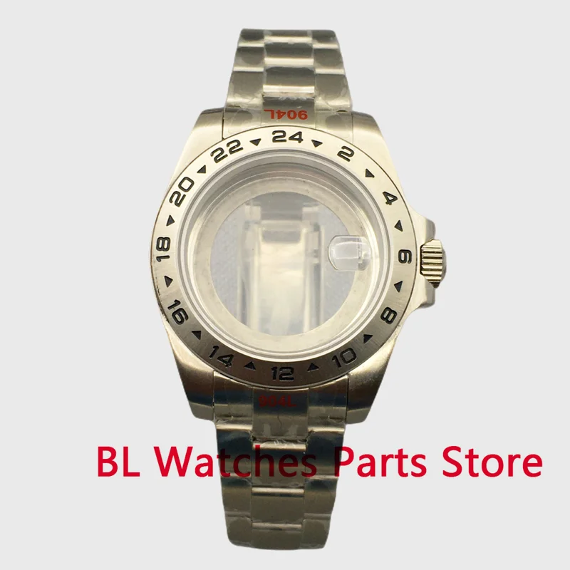 

BLIGER New 43mm Watch Case Sapphire Glass Oyster Strap Fit PT5000 NH34 NH35 ETA 2824 PT MIYOTA8215 Mingzhu2813 DG3804 Movement