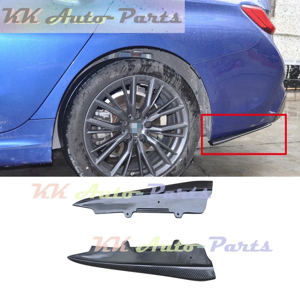 

2pcs Carbon Fiber Diffuser Rear Bumper Splitters Side Splitter Spoiler for BMW G20 M Tech Auto Tuning
