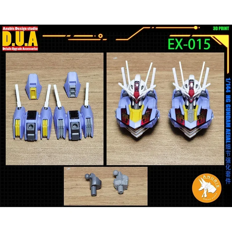 ANUBIS EX015 3D 프린트 수지 부품 1/144 HG 공중 액션 피규어 모델 세부 사항 만들기 취미 DIY 도구 액세서리