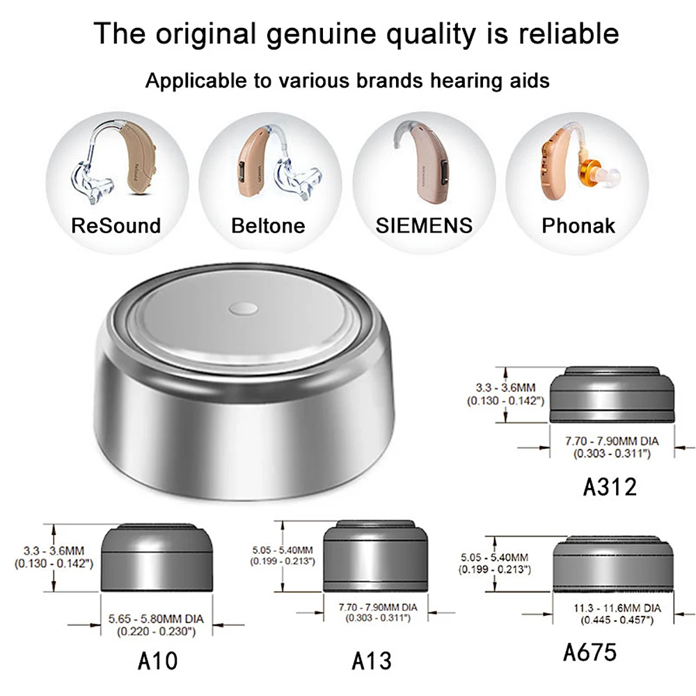 (60 PCS)Rayovac Extra Mercury Free Hearing Aid Batteries Size 312 1.45V 312 312A A312 PR41 Zinc Air Battery For ITC RIC