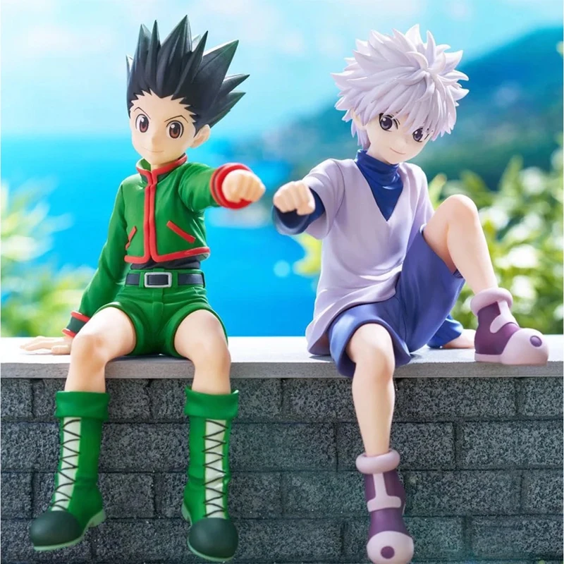 13 سنتيمتر هنتر x هنتر غون Freecss أنيمي الشكل Alluka Zoldyck عمل الشكل كرولو لوسيلفر/Kurapika تمثال نموذج اللعب هدية 2