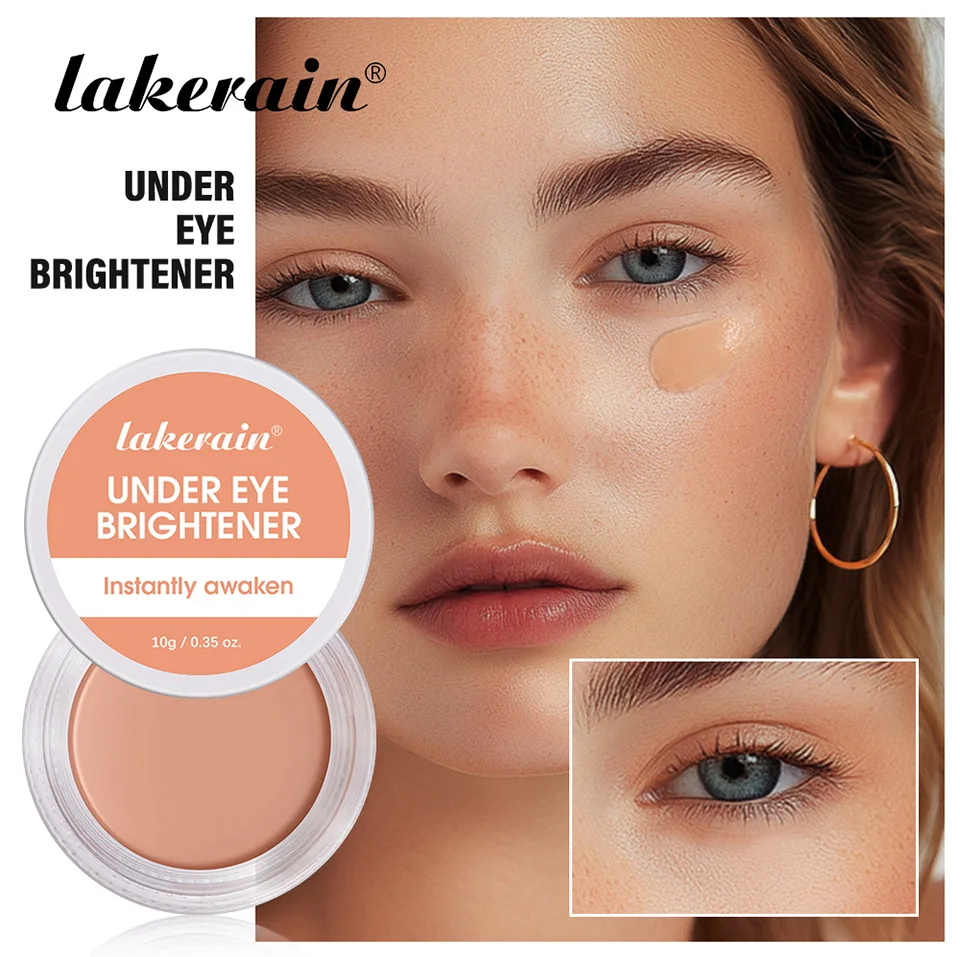 Description Picture 2 of item4Colors Eye Brightening Concealer&Contour Full Coverage Acne Spot Dark Circles Contour Concealer For Women Eye Makeup Products