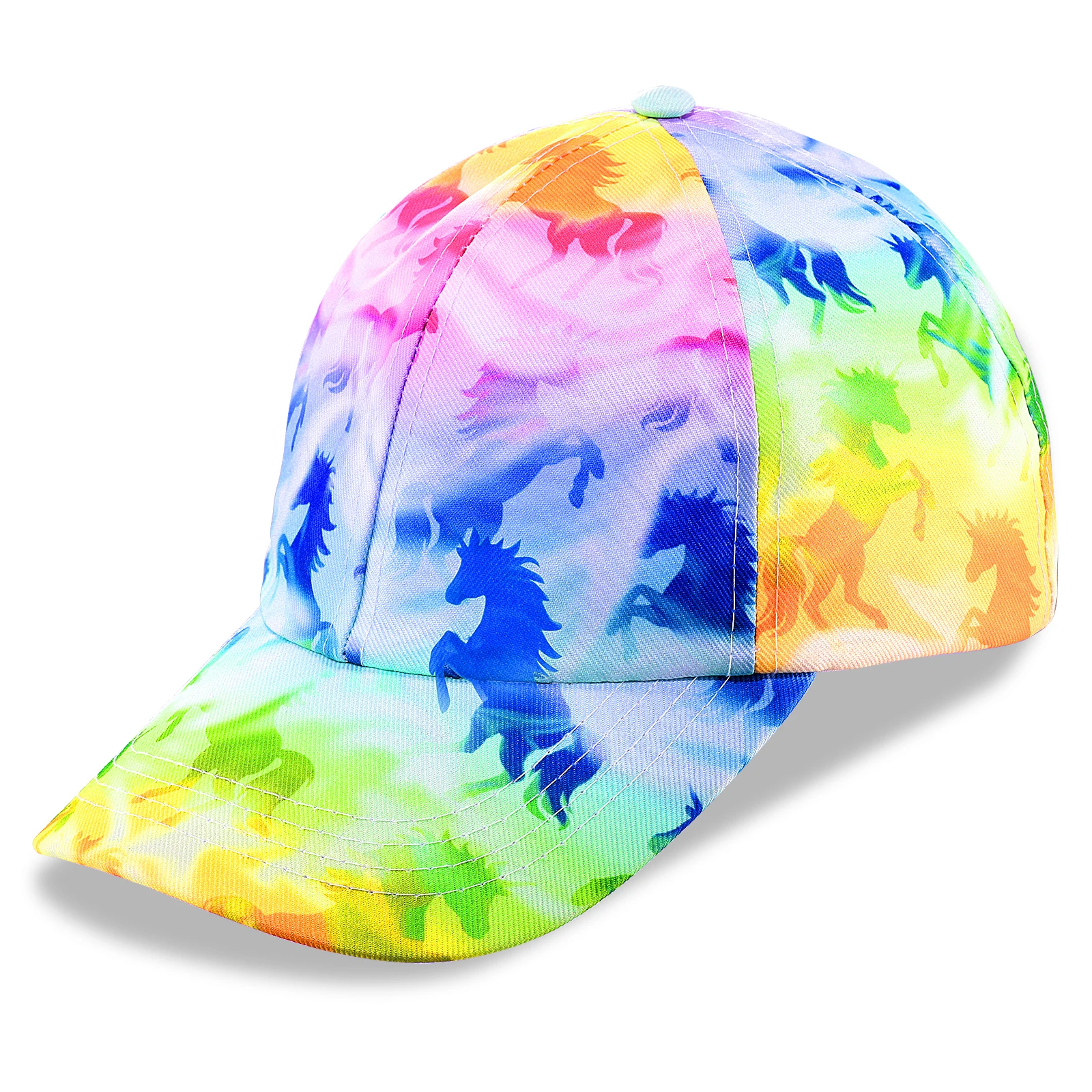 

Girl's Baseball Hat Rainbow Unicorn Children's Sun Hat Truck Driver Hat Adjustable Baseball Hat Beach Hat Girl's Accessories