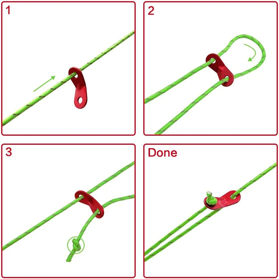 Reflective Guyline Tent Rope Multifunction Runners Guy Line Cord Paracord Outdoor Sports Camping Hiking 4pcs outdoor tent ropes,camping tent accessories