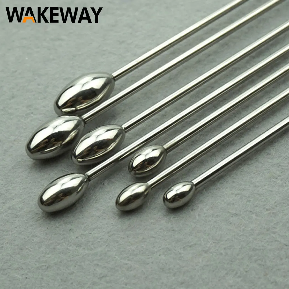 Stainless Steel Pagoda Horse Eye Stick Urethral Bead Urine Plugging Rod Metal Horse Eye Expander silicone urethral dilator urethral dilator