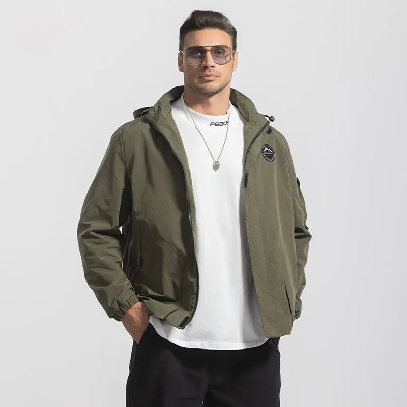 Clothes for Men Motorcycle Jacket Men's Clothing Parkas Waterproof Windbreaker Tactical Outerwear New in Coats & Jackets Male