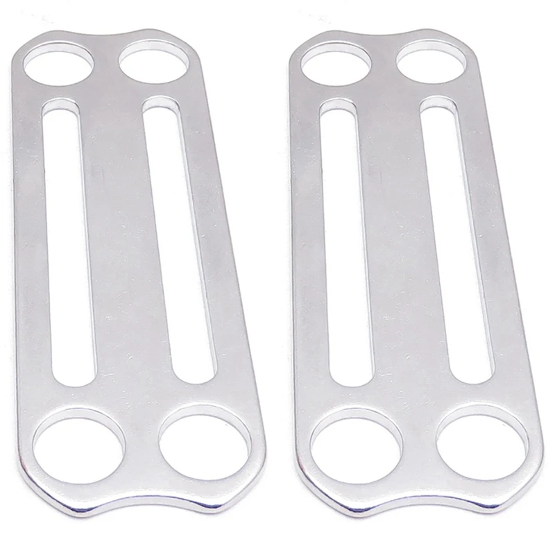 

2X Scuba Diving Sidemount Tri-Glide Belt BCD Fixing Buckle Rope Retainer Fixing Buckle