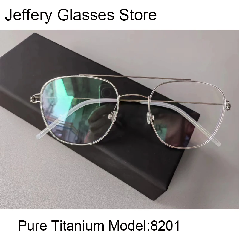 

Denmark Retro Double Beam Glasses Frame For Men and Women Fashion Ultra-Light Optical Prescription Eyeglasses Oculos Spectacles