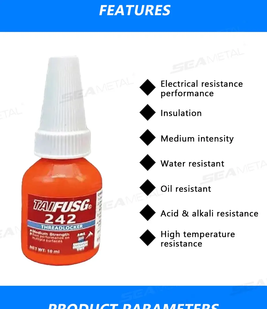 SEAMETAL 10ml Threadlocker 242 - Feature 6