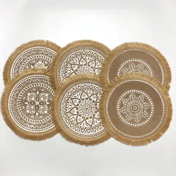 Vintage Jute Woven Placemats 1