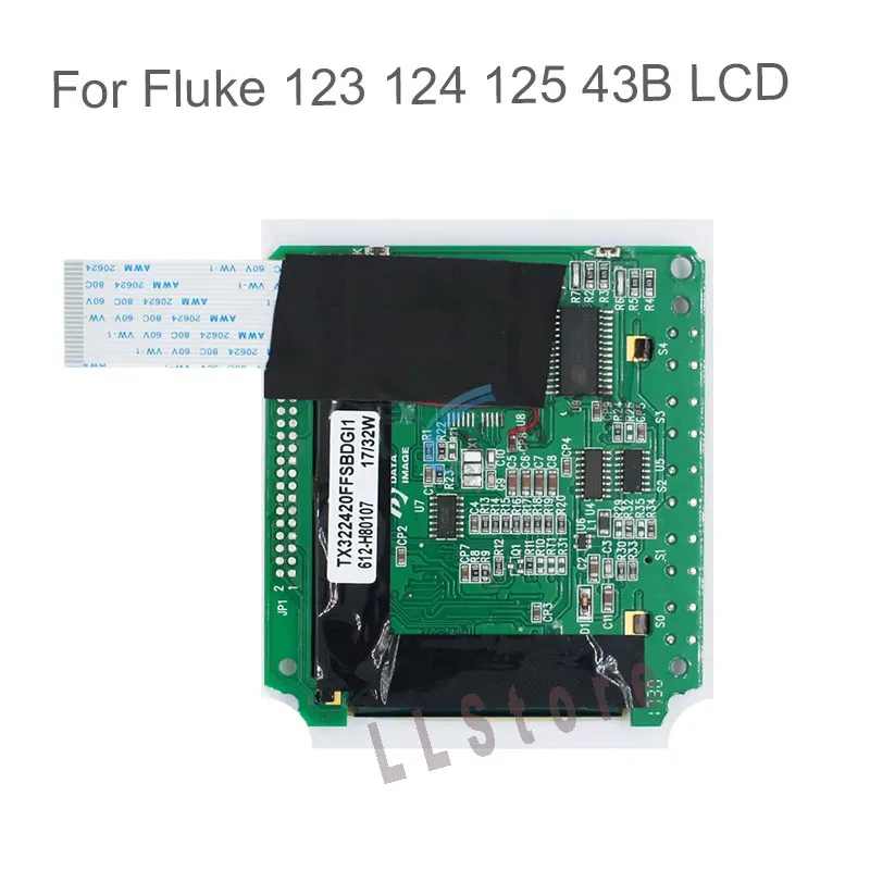 Compatible For FLUKE 123 124 125 43B LCD Screen Display Matrix Screen Replacement And Repair Parts