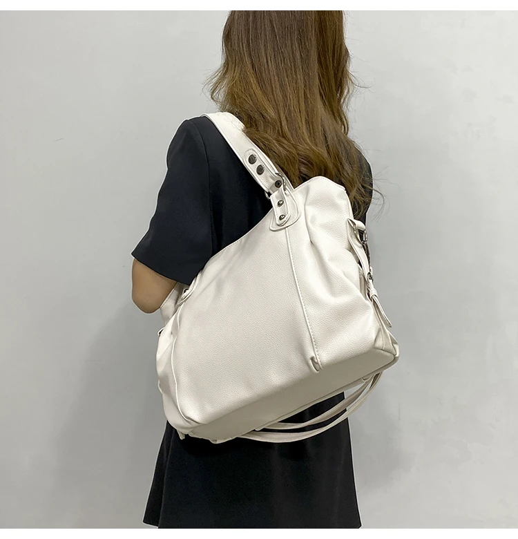 Borsa Hobo femminile Borsa a tracolla di grande capacità Borsa grande Stylsih Borsa a tracolla Hobo da donna in morbida pelle Borsa shopper da donna_voghion.com