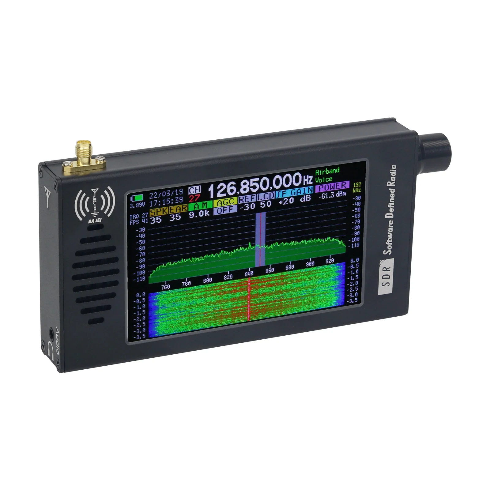 DSP SDRラジオ　新品未使用 Amazon.co.jp: 1.10c 3.5インチ 50KHz-2GHz DSP SDR レシーバー