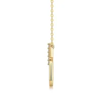 M-JAJA 2mm Moissanite pendentif rectangulaire collier plaqué or 18K S925 en argent Sterling collier ras du cou fête bijoux fins cadeaux 5