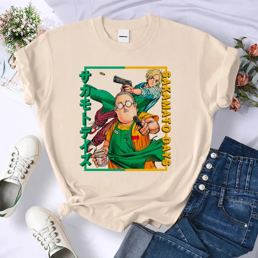 Sakamoto Days shirt teen Colorful graphic Trendy aesthetic kawaii Psychedelic shirt anime Trendy Psychedelic Digital Comfortable 5