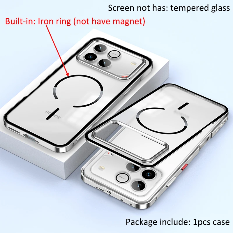 Aluminium Alloy Metal Frame Bumper with Acrylic Back Case