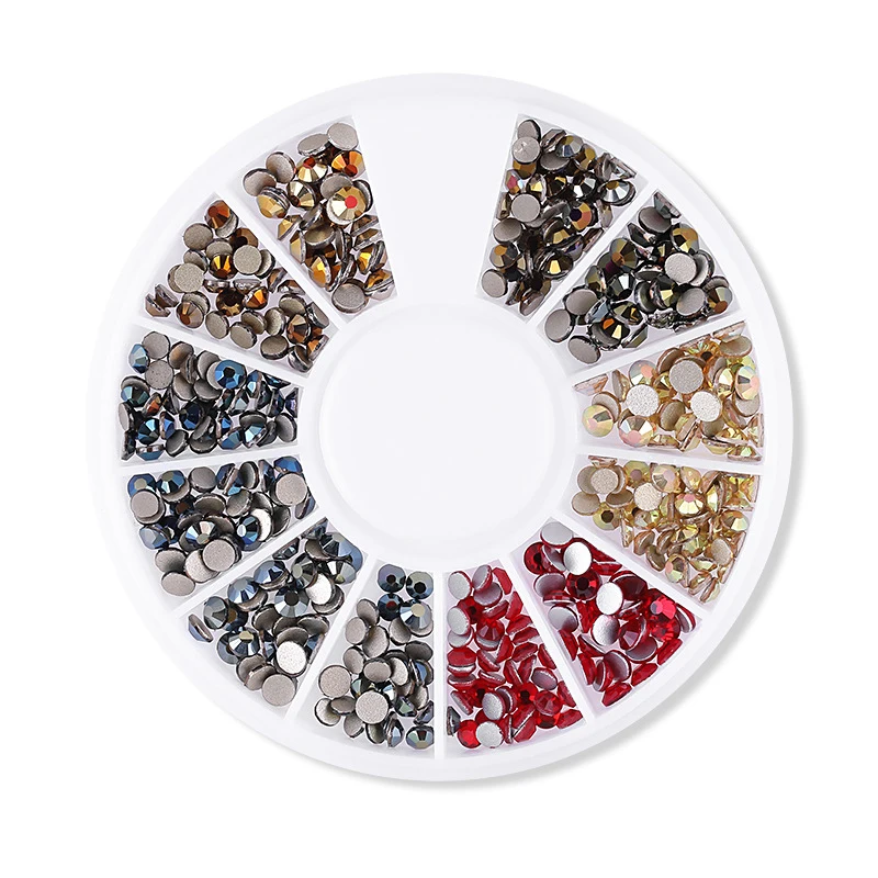 Nagelteile, Nagelkunst, Glitzer, Strass, Kristall, Edelsteine, Schmuck, Perlen, Maniküre, Dekoration, Zubehör, Nagelbedarf für Profis – Detail 17