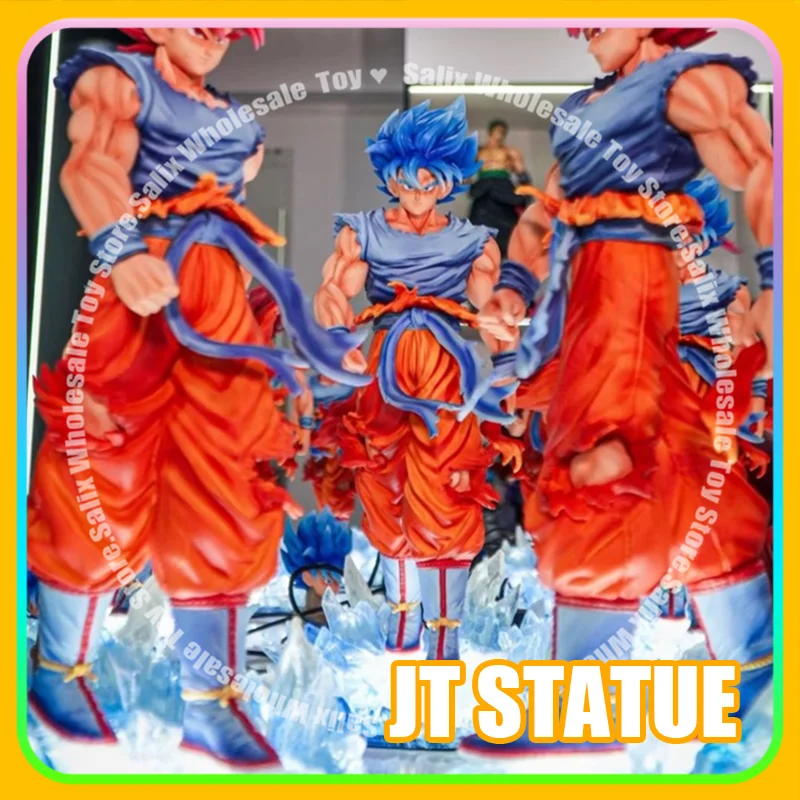 Statue Goku Super Saiyan Dragon Ball Z - 35cm Avec Buste Alternatif (neuf)