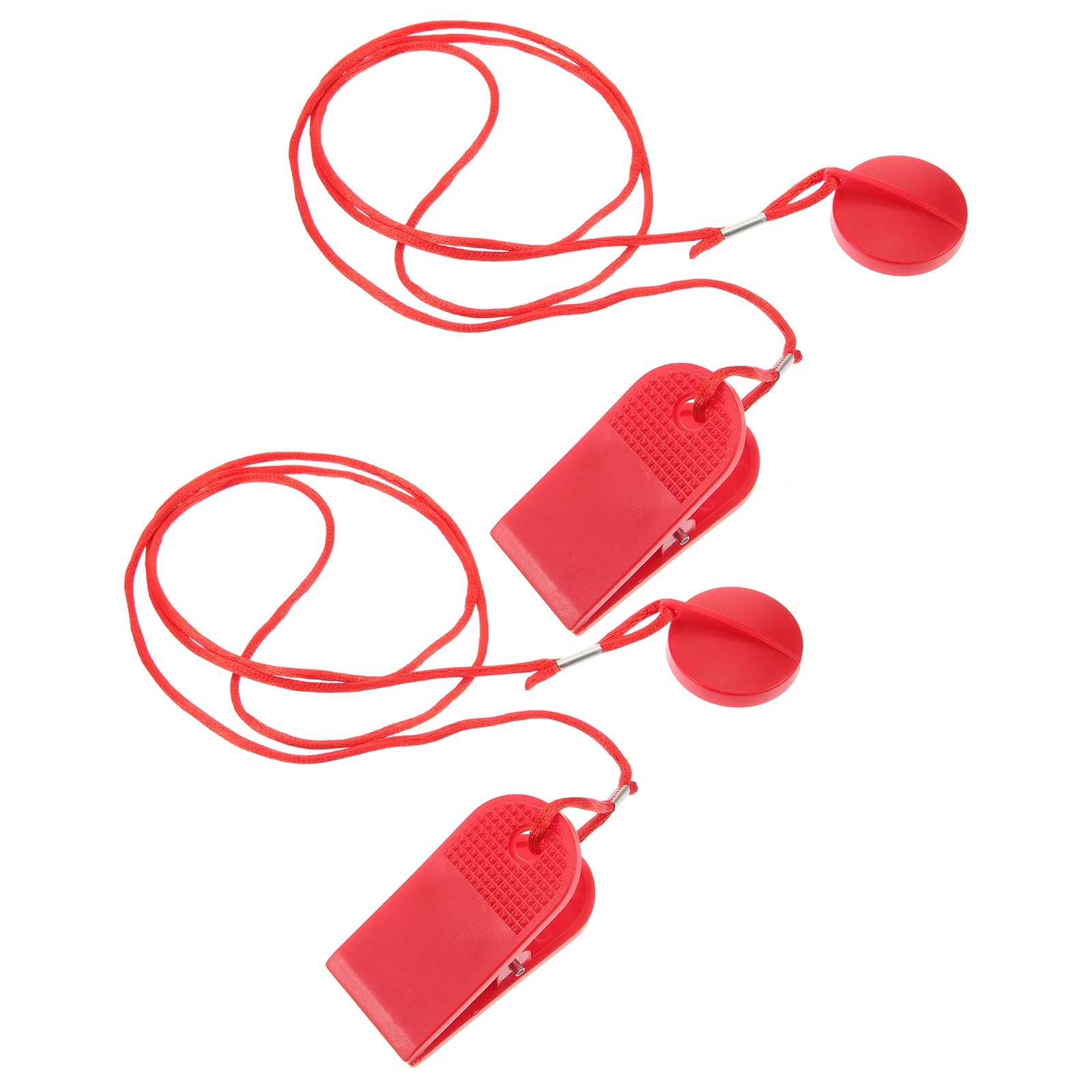 

Treadmill Accessories Switch Safety Key for Magnet Red Polyester Emergency Brake