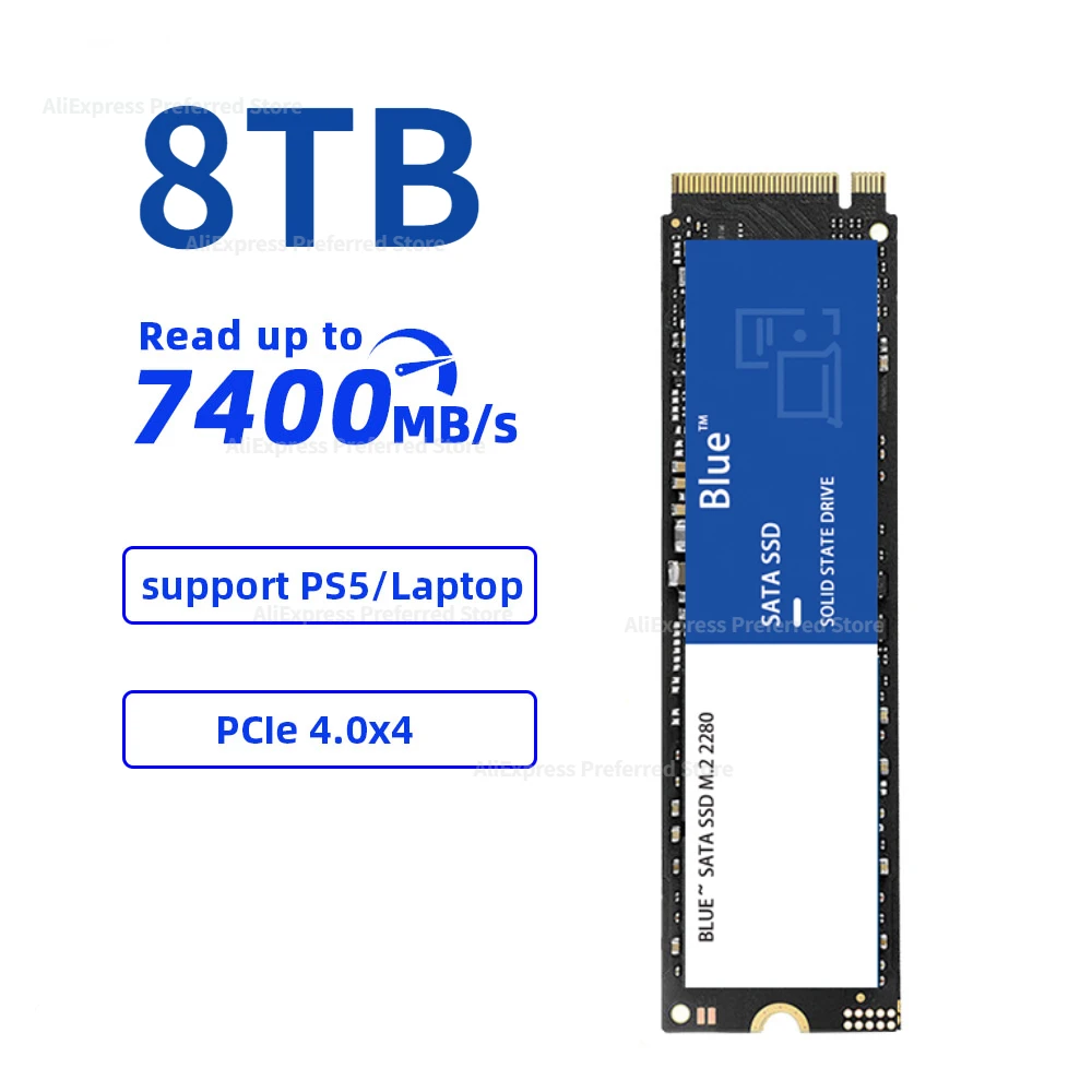 

PS5 SSD 1tb 2tb SSD NVMe M2 4tb 512gb PCIe 4.0 x4 M.2 2280 Disk Internal Solid State Drives NVME SSD for PS5 Laptop NV7000t