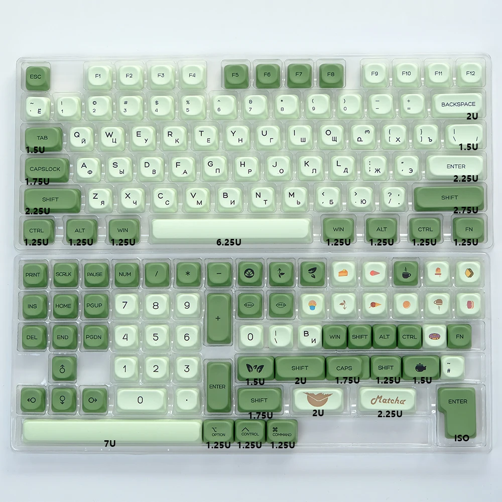 KBDiy-KOA perfil PBT Keycaps para teclado mecânico,