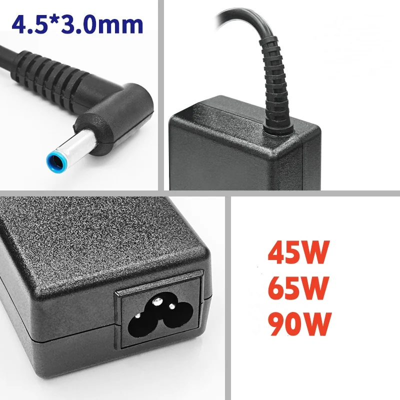 HP 파빌리온 14 15 PPP012C-S 710413-001 엔비 17 17-j000 15-e029TX용 90W 19.5V 4.62A 4.5*3.0mm AC 노트북 충전기 전원 어댑터