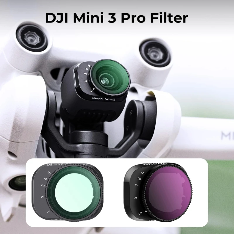 

Drones Accessories Variable ND Lens Filter for Mini 3 Mini 3 2-5 Stops/5-9 Stops Neutral Density Optical Drop Shipping